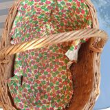 Ancien panier en osier ovale