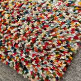 Vintage woven wool rug