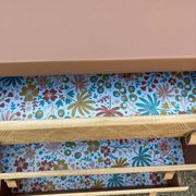 Beautifully restyled compact ethnic bohemian chest of drawers.