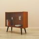 Mahogany display cabinet with glass front, Denmark, 1970s