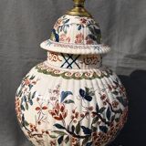 BIG LAMP IN DELFT DE DELFT polychrome decoration THE PARIS LAMPE