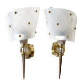 Pair of wall lights from the 1960s