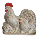 Chicken ornament — Hagi ware by Tenryū