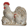 Chicken ornament — Hagi ware by Tenryū