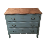 Commode patinée