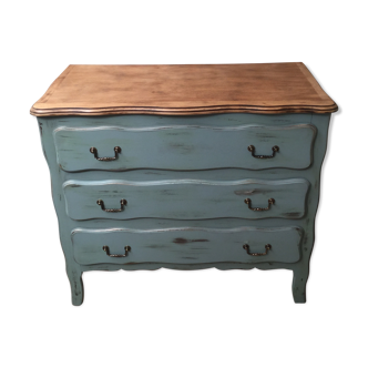 Commode patinée