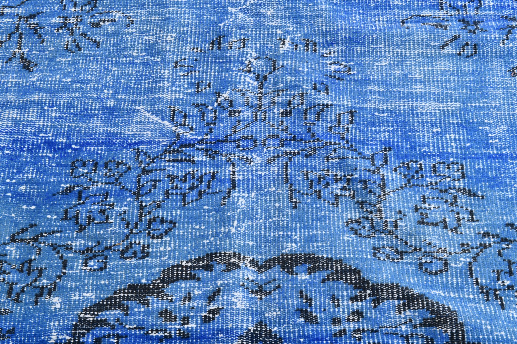 6x9 Classic Blue Turkish Rug, 191x272Cm