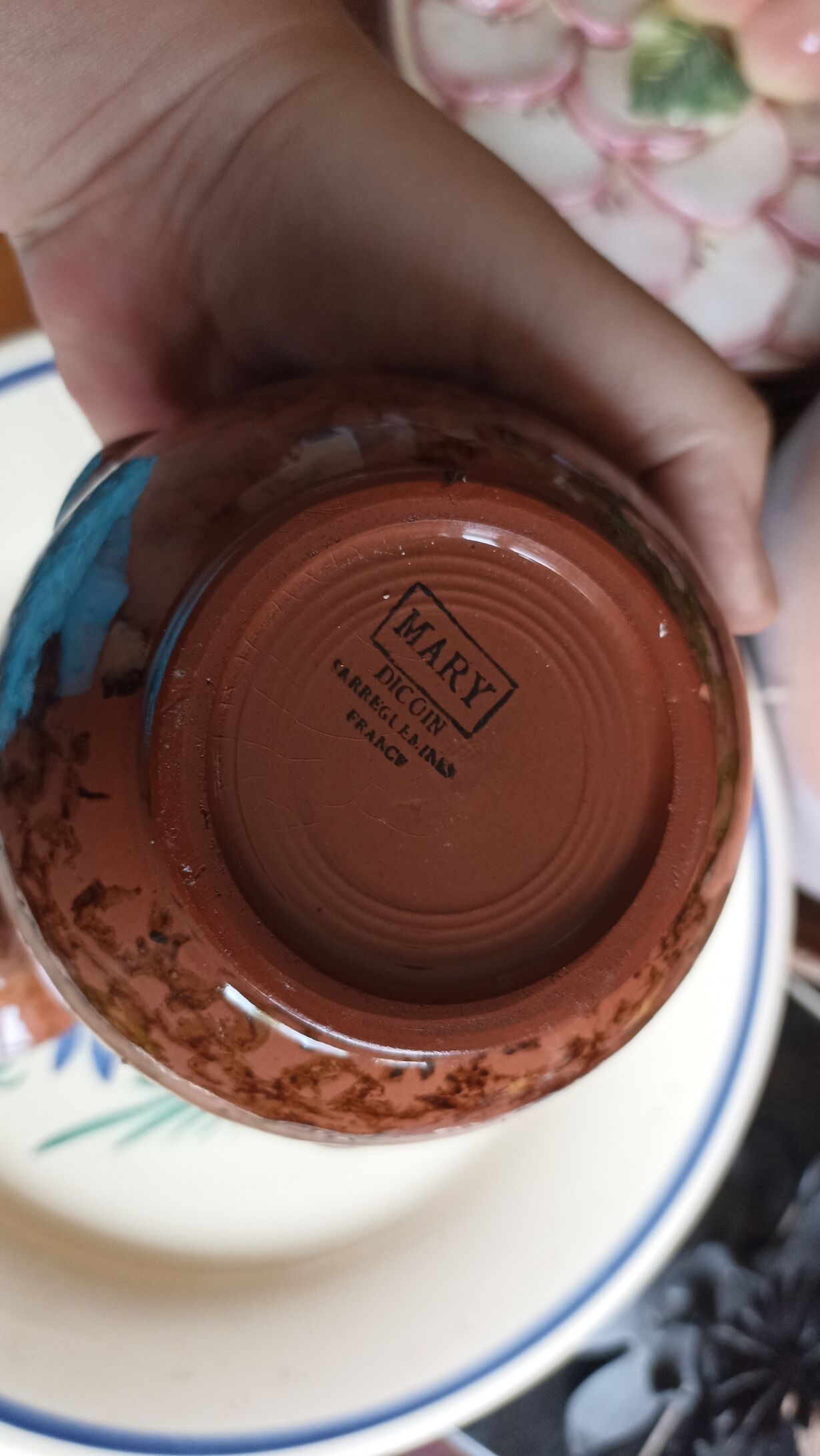 Mary coffee service by Digoin Sarreguemines - 6 people