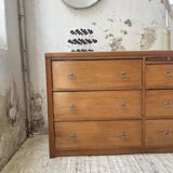 XXL golden oak craft furniture from the 50s