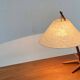 Dornstab table lamp in modern teak from the mid-century by A. Pöll for Kalmar, Vienna, 1950s.