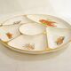 Appetizer plate, seaside design, Gien earthenware, 1960