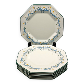 6 assiettes dessert Johnson brothers England