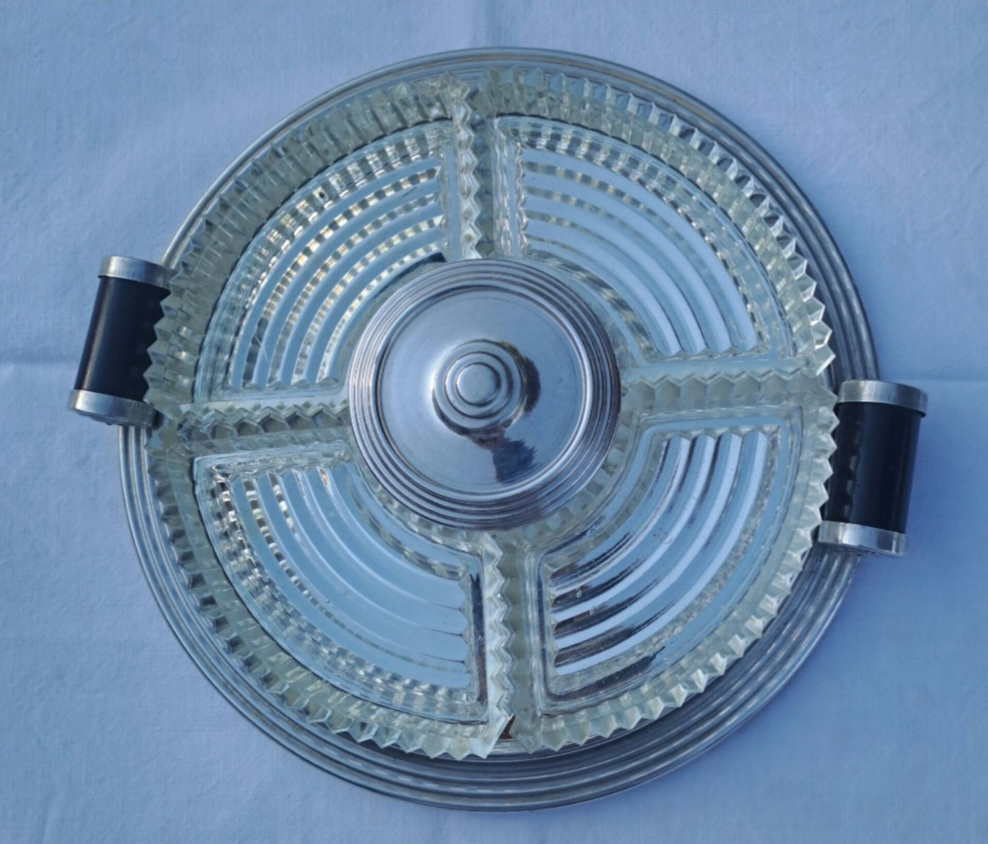 Art Deco aperitif platter