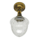 Lampe suspendue vintage en laiton, années 1930