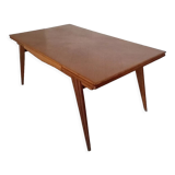 Vintage compass foot dining table