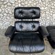 Fauteuil Lounge et ottoman Herman Miller Charles & Ray Eames, palissandre