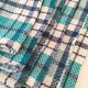 Set of 12 vintage checkered napkins – Red and turquoise