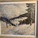 Winter Mountain Painting