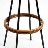 1960s bamboo bar stool by dirk van sliedregt for rohé noordwolde netherland