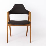 2 Compass Teak Dining Chairs, 1960s, by Kai Kristiansen for Sva Møbler, Set