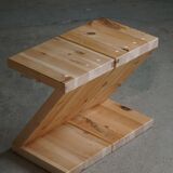 Stool / Table by eliaselias, made from recycled solid pine, Danish design 2022