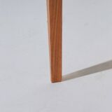 Set of 4 solid elm chairs, Maison Seltz, 1980s