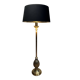 Pineapple floor lamp in brass