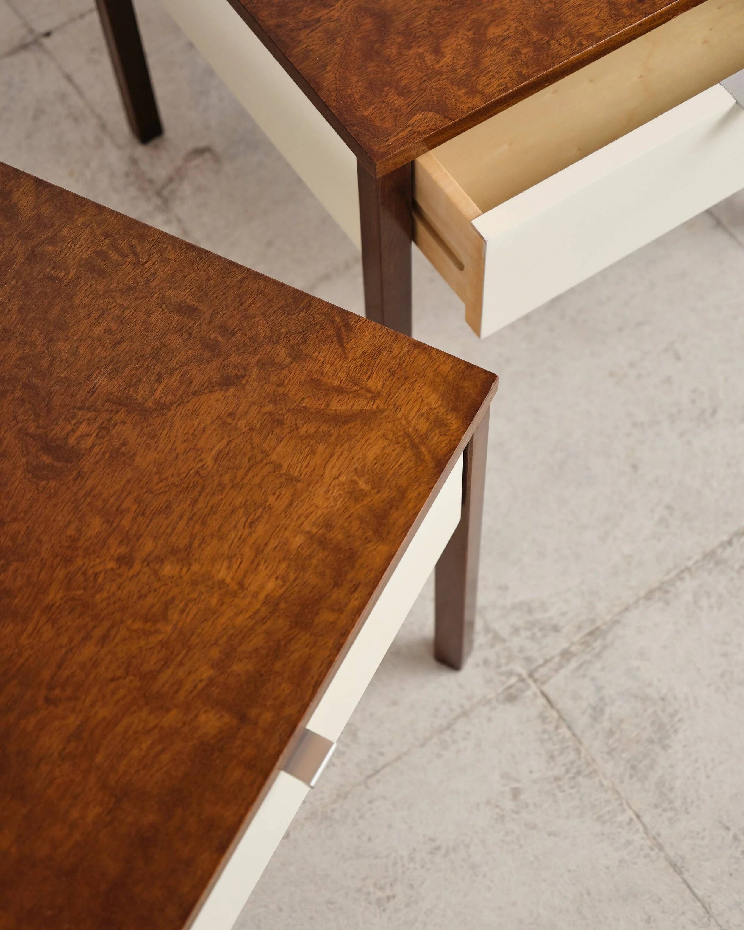 Pair of bedside tables by Florence Knoll, United States, 1960s