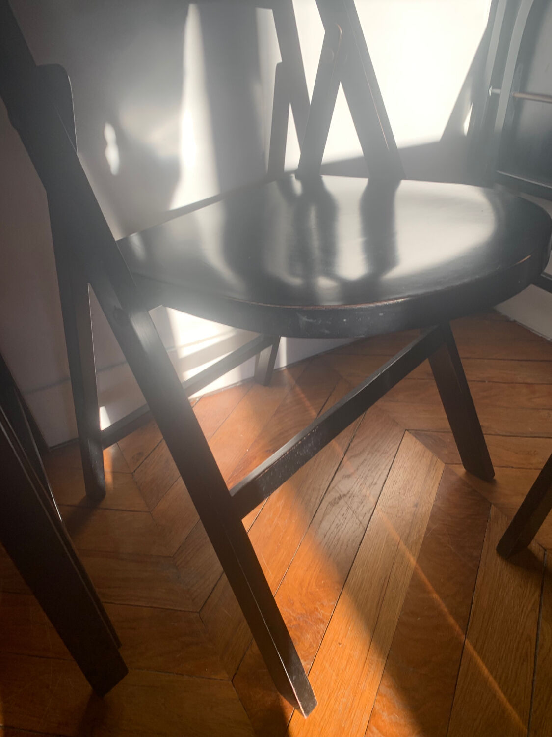 Castiglioni folding table & chairs 1965