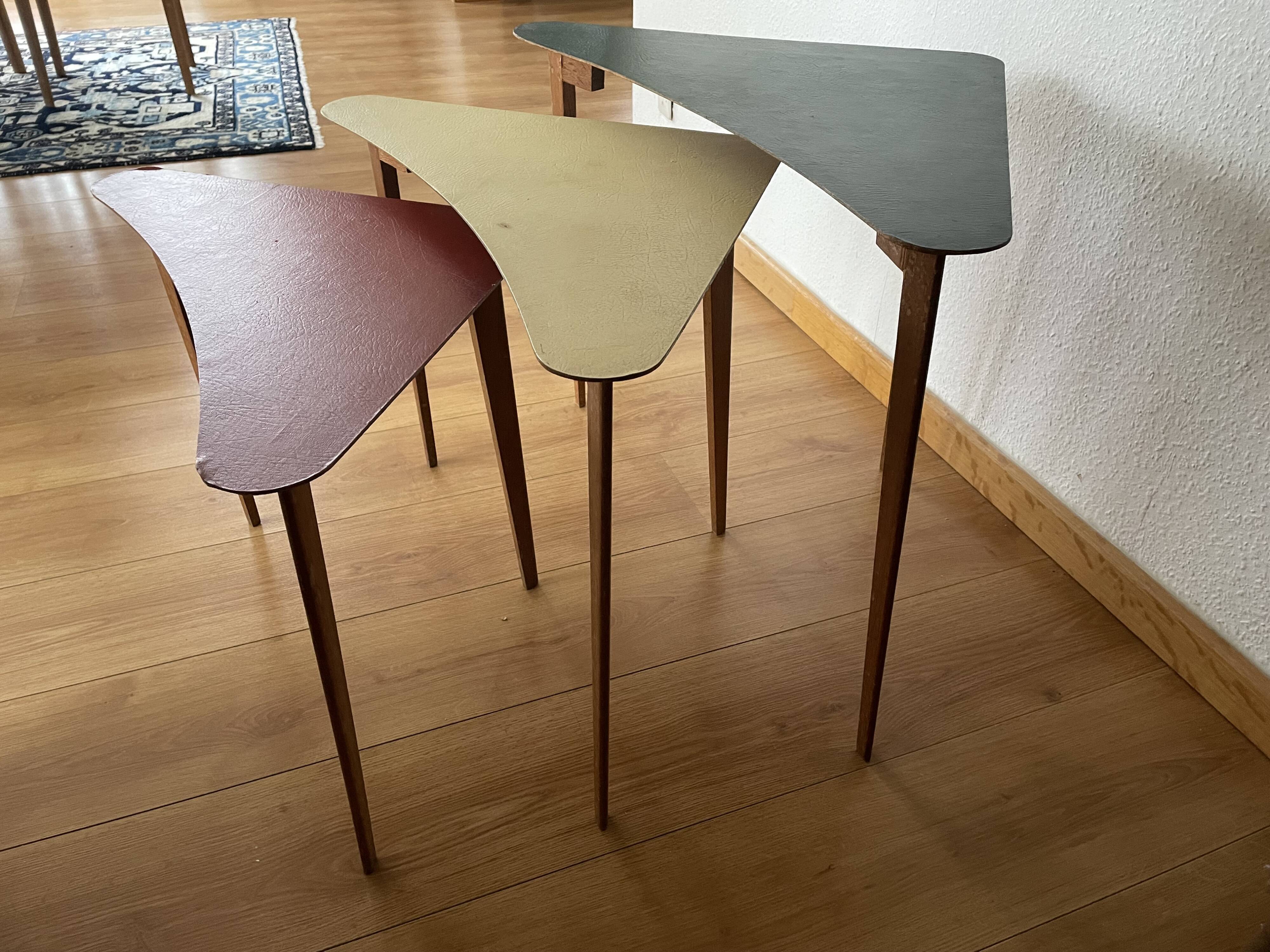 Scandinavian nesting tables 60s