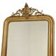 Miroir doré français Louis Philippe antique, fin du 19e siècle