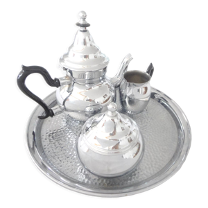 Plateau théière, pot