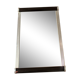 Vintage mirror top rectangle wood metal