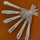 Christofle pearls 6 dessert cheese dessert knives