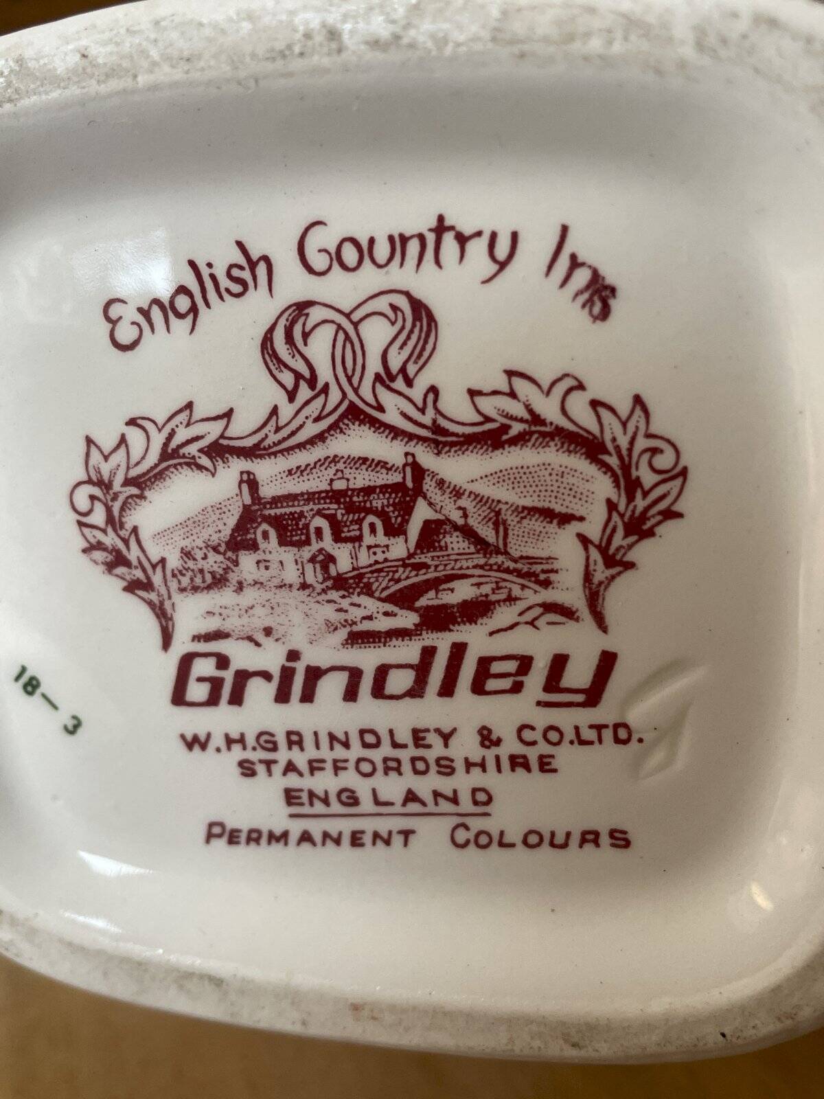 Grindley English earthenware coffee/teapot