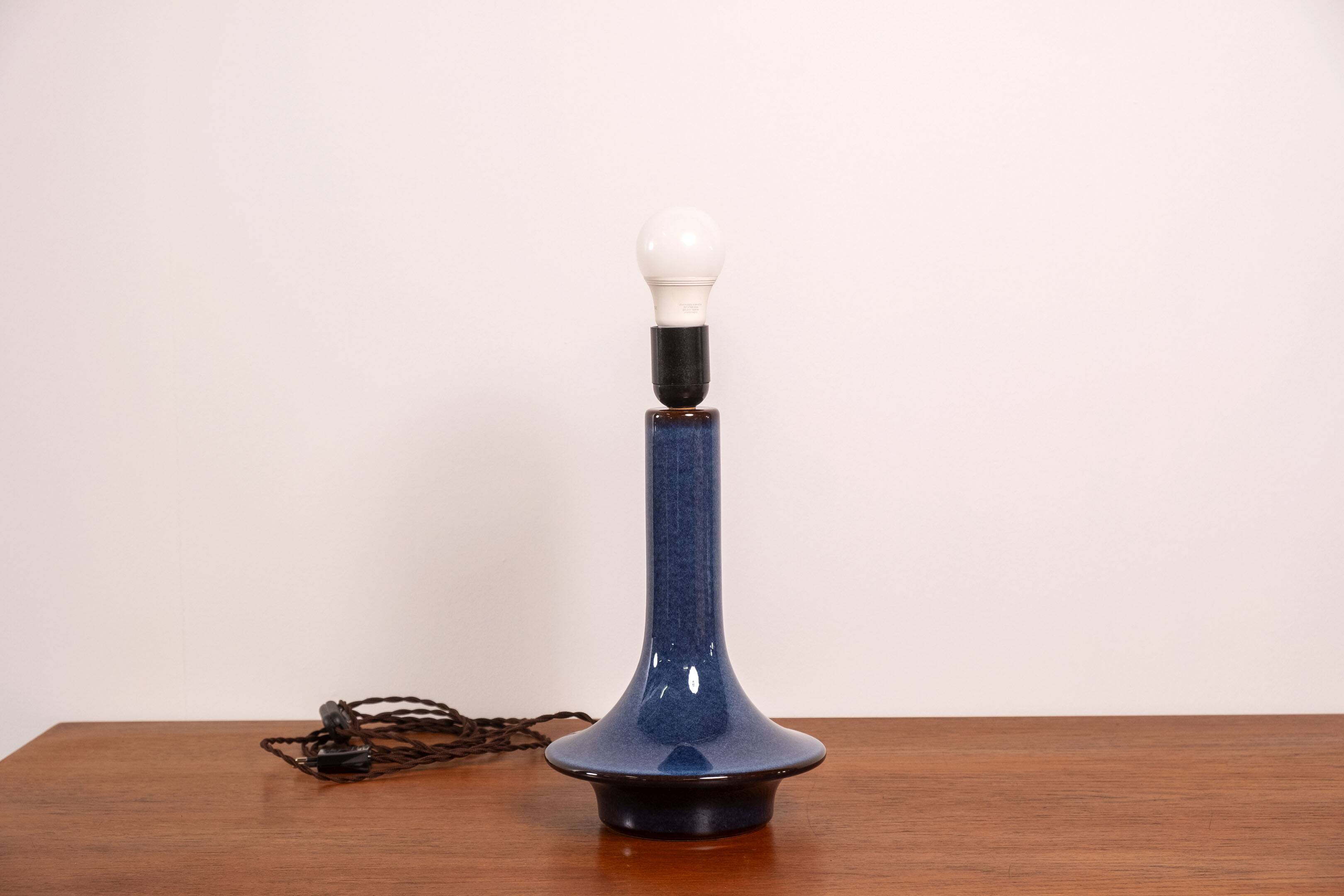 Ceramic Table Lamp by Søholm, 1960s Denmark