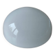 Large half-globe lampshade in white opaline.