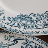 Set of 7 iron clay plates