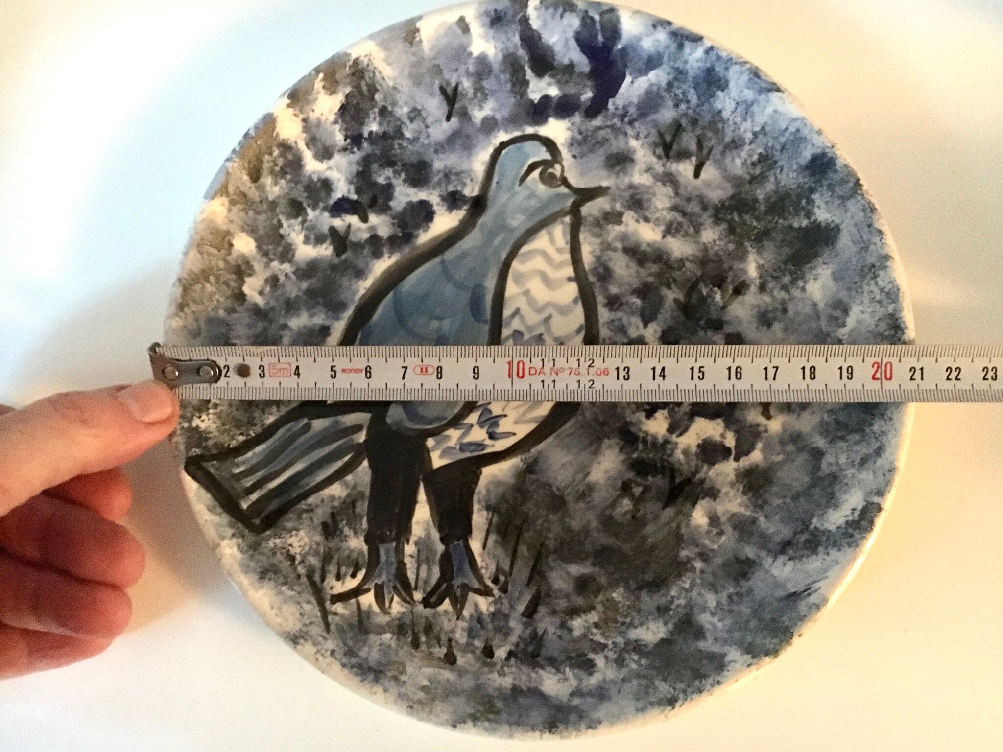 Picasso's 1960s bird plate