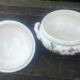 Large porcelain soup tureen from the Sarreguemines earthenware factory, Rouen model