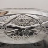 Ancien Cendrier en cristal de bohême Made in Pologne