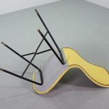 Elegant Italian Midcentury Yellow Side Chair