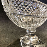Coupe en cristal taillé, fin XIXe siècle