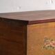 Antique Chinese chest with painted flowers in elm – China, circa 1900