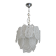 Lustre Mazzega italien vintage en verre texturé, années 1960–1970