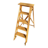 Vintage folding stepladder display 5 steps