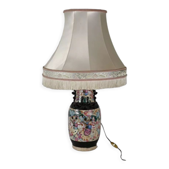 Lampe en porcelaine de nankin, Chine – fin XIXe