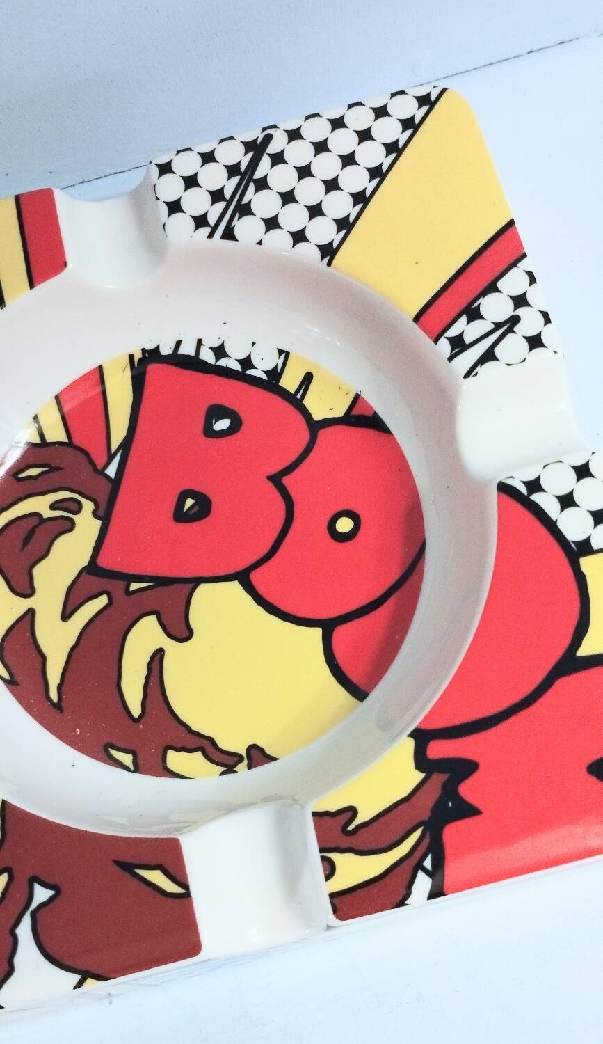 Large Pop Art Ashtray