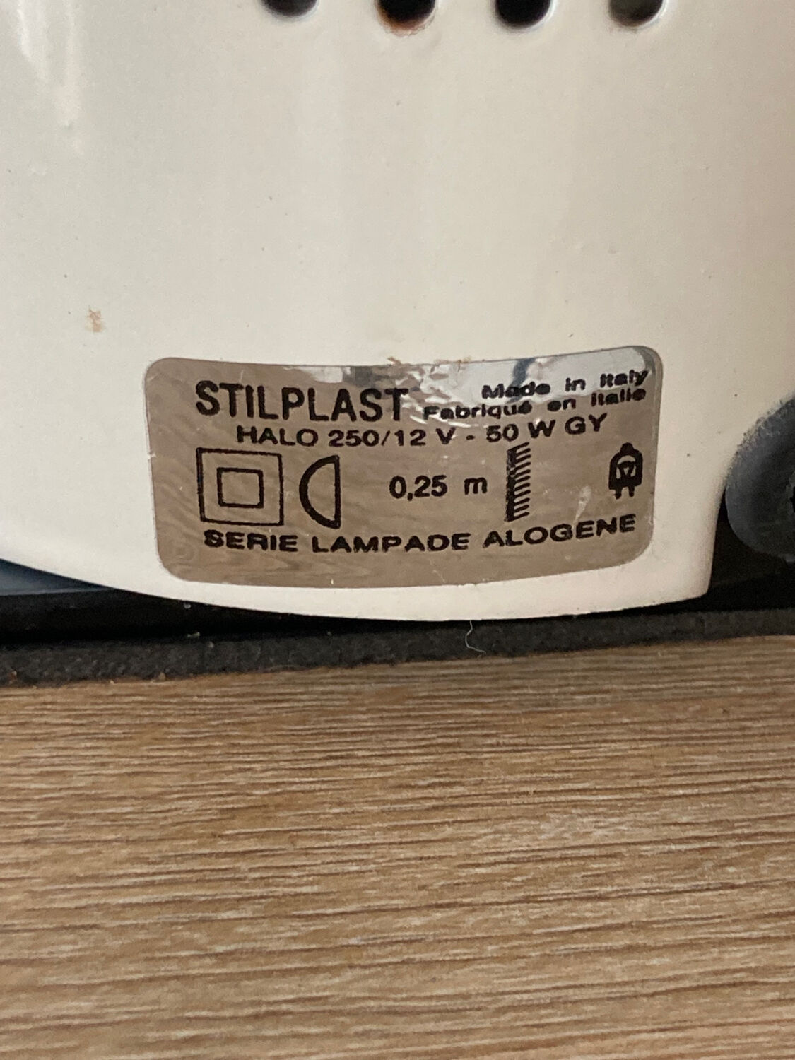 Desk lamp 80s Stilplast