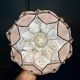 Vintage pink mother-of-pearl pendant light
